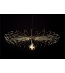 Brass-colored pendant lamps - Nowodvorski UMBRELLA Suspended Ceiling Max power 1x60W E27 Brass 8874 - product 3