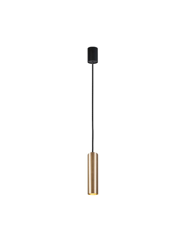 Pendant tube lamps - Nowodvorski EYE M Ceiling Pendant Max power 1x10W only LED GU10 Brass 8914 - product kolory-swiatla.pl 1