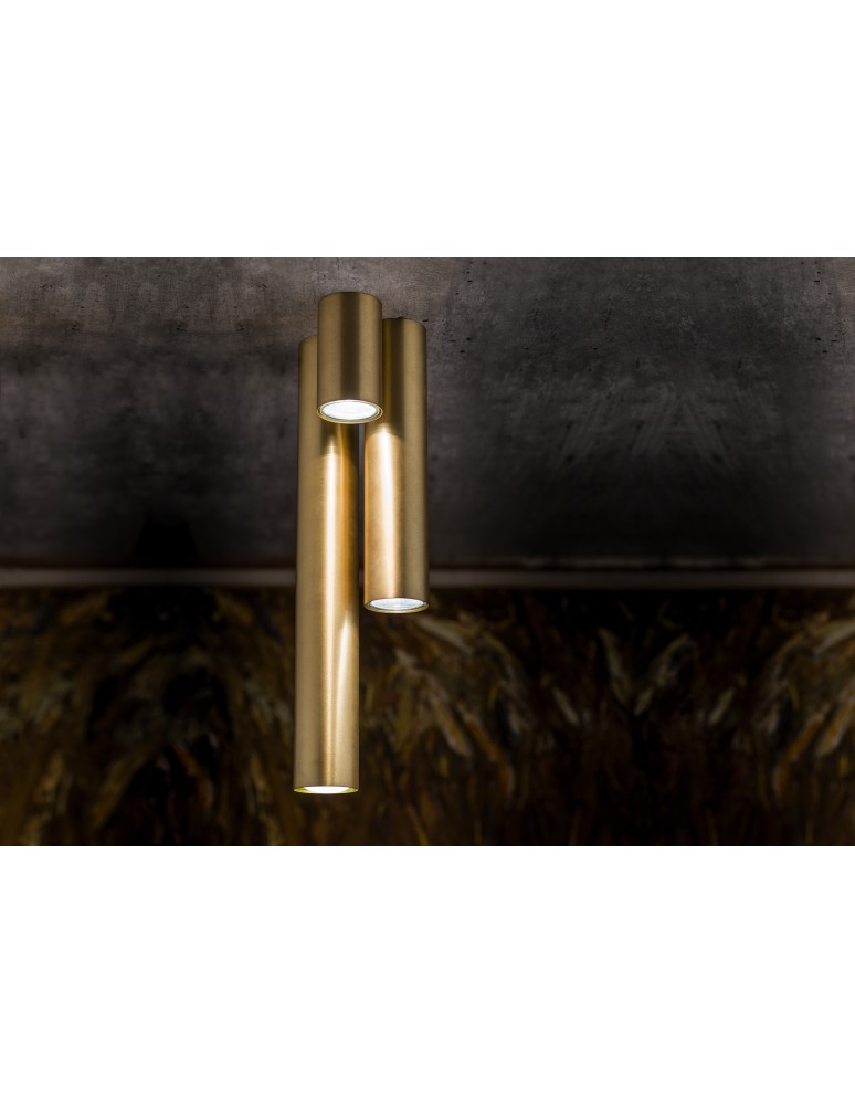 Pendant tube lamps - Nowodvorski EYE L Ceiling Pendant Max power 3x10W only LED GU10 Brass 8915 - product kolory-swiatla.pl 4