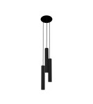 Pendant tube lamps - Nowodvorski EYE L Ceiling Pendant Max power 3x10W only LED GU10 Black 8917 - product 1