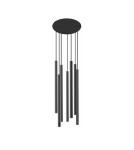 Icicle pendant lamps - Nowodvorski LASER 490 Suspended Ceiling Max power 7x10W only LED G9 Black 8920 - product 1