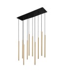 Icicle pendant lamps - Nowodvorski LASER 490 Suspended Ceiling Max power 10x10W only LED G9 Brass 8924 - product 1