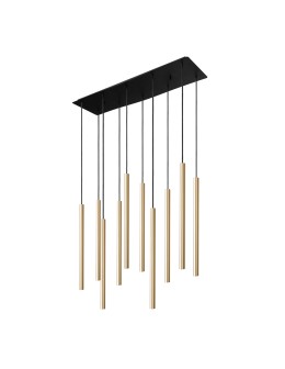 Nowodvorski LASER 490 Suspended Ceiling Max power 10x10W only LED G9 Brass 8924