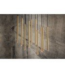 Icicle pendant lamps - Nowodvorski LASER 490 Suspended Ceiling Max power 10x10W only LED G9 Brass 8924 - product 3