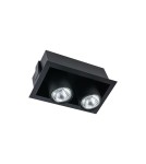 Flush-mounted lamps - pendants - Nowodvorski EYE MOD Spot Concealed Max power 2x35W GU10 Black 8940 - product 1
