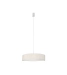 Pendant lamps with lampshade - Nowodvorski TURDA Suspended Ceiling Max power 3x25W only LED E27 White 8945 - product 1