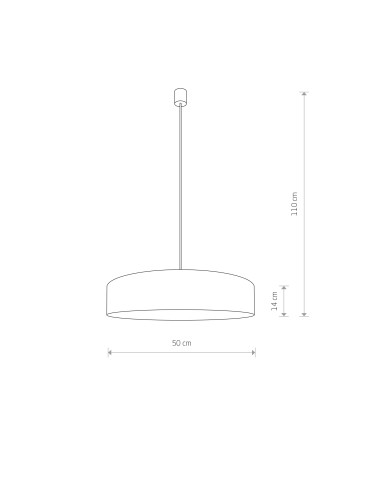 Nowodvorski TURDA GRAY III Wisząca 3xE27 Szary 8946 - produkt 2