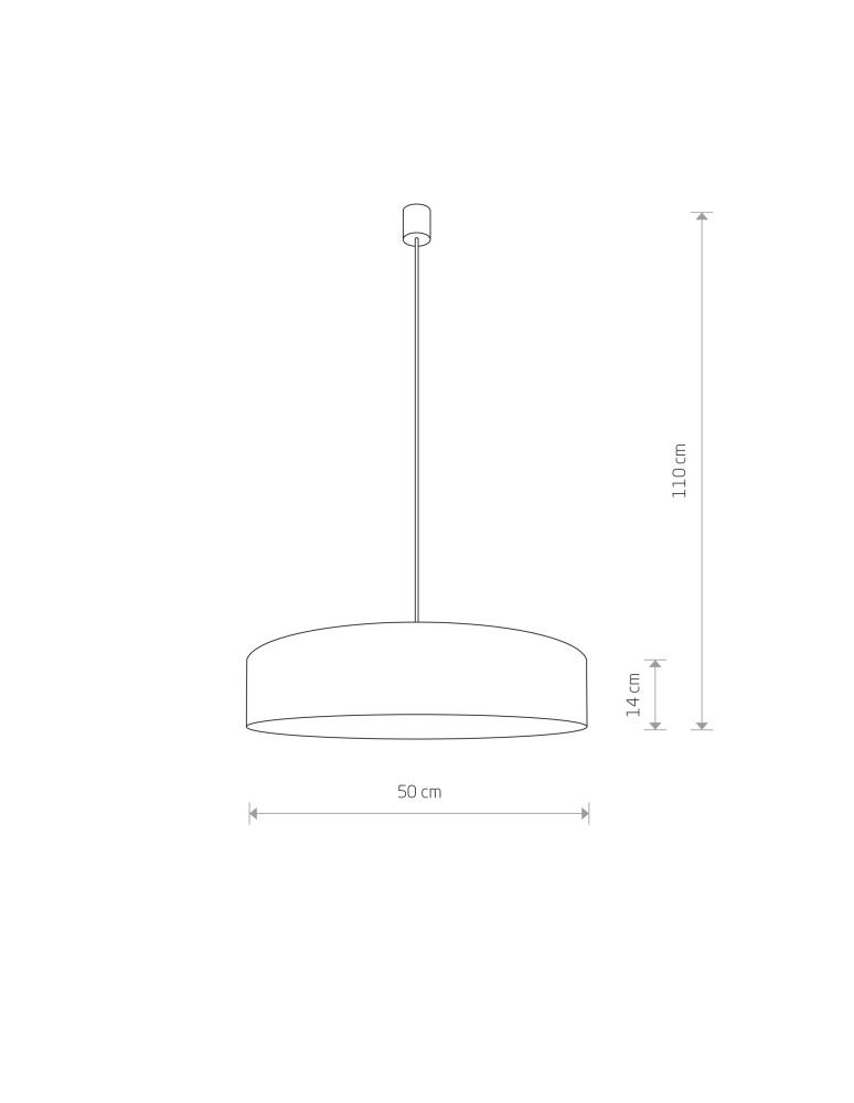 Pendant lamps with lampshade - Nowodvorski TURDA Suspended Ceiling Max power 3x25W only LED E27 Grey 8946 - product kolory-swiatla.pl 2