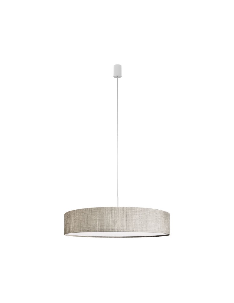 Pendant lamps with lampshade - Nowodvorski TURDA Suspended Ceiling Max power 3x25W only LED E27 Grey 8947 - product kolory-swiatla.pl 1