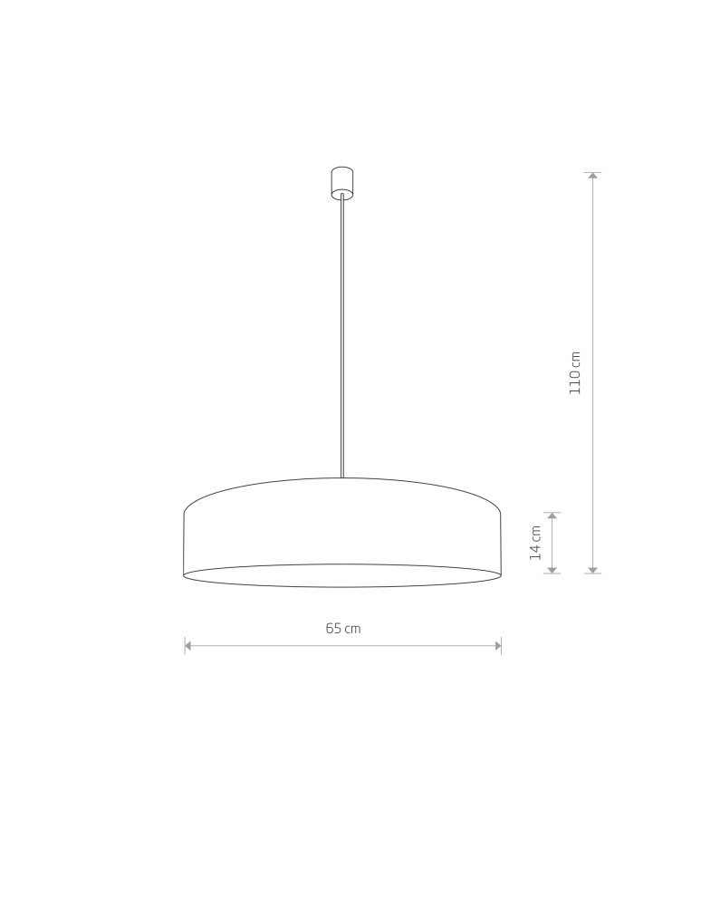 Pendant lamps with lampshade - Nowodvorski TURDA Suspended Ceiling Max power 3x25W only LED E27 Grey 8947 - product kolory-swiatla.pl 2