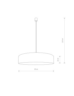 Nowodvorski TURDA Suspended Ceiling Max power 3x25W only LED E27 Gold 8950 - product 2
