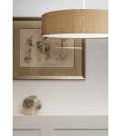 Pendant lamps with lampshade - Nowodvorski TURDA Suspended Ceiling Max power 3x25W only LED E27 Gold 8950 - product 3