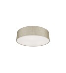 Ceiling lamps with lampshade - Nowodvorski TURDA Ceiling Plafond Max power 3x25W only LED E27 Grey 8953 - product 1