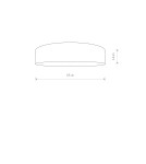 Ceiling lamps with lampshade - Nowodvorski TURDA Ceiling Plafond Max power 4x25W only LED E27 Gold 8955 - product 2