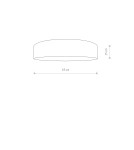 Ceiling lamps with lampshade - Nowodvorski LAGUNA Ceiling Plafond Max power 4x25W only LED E27 Cream 8957 - product 2