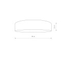 Ceiling lamps with lampshade - Nowodvorski TURDA Ceiling Plafond Max power 7x25W only LED E27 White 8958 - product 2