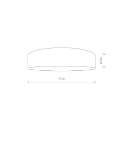Nowodvorski TURDA VII Plafon 7xE27 Biały 8958 - produkt 2