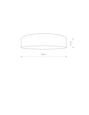 Nowodvorski TURDA GRAY VII Plafon 7xE27 Szary 8960 - produkt 2