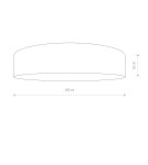 Ceiling lamps with lampshade - Nowodvorski LAGUNA Ceiling Plafond Max power 9x25W only LED E27 Cream 8962 - product 2