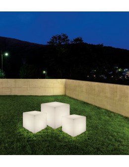 Nowodvorski CUMULUS CUBE L Zewnętrzna Przenośna z Wtyczką 1xE27 Biały 8965 - produkt 2