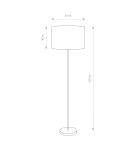Floor lamps with lampshade - Nowodvorski HOTEL Floor Max power 1x60W E14 Ecru 8981 - product 2