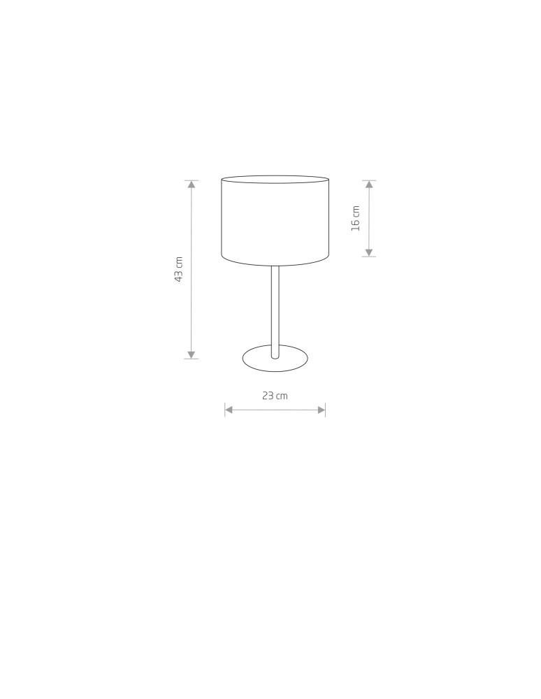 Table lamps with lampshade - Nowodvorski HOTEL Table Max power 1x60W E27 Ecru 8982 - product kolory-swiatla.pl 2