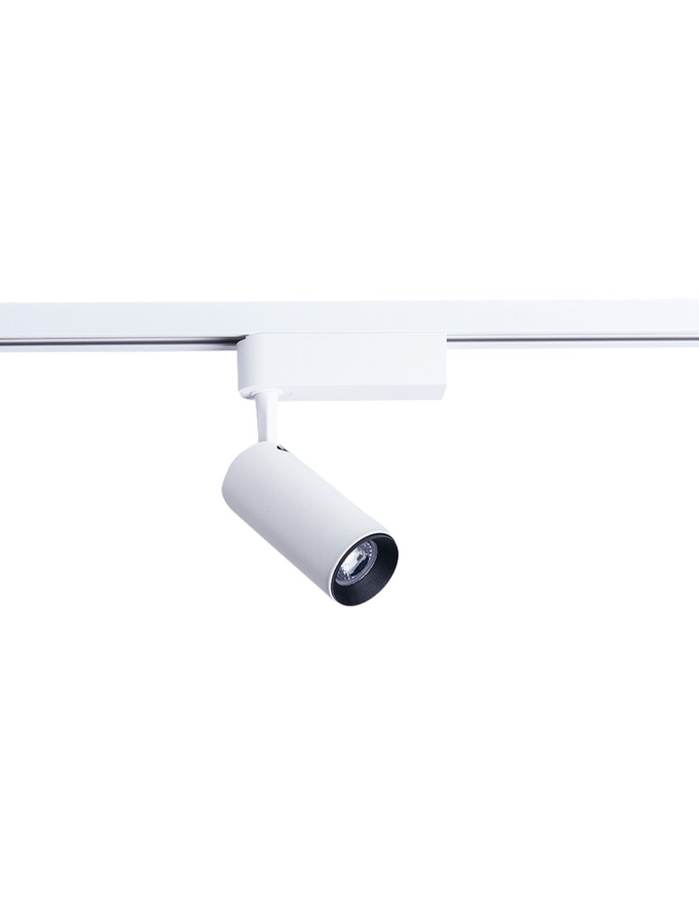 Lamps for 1 phase busbars - Nowodvorski PROFILE IRIS LED 12W Configurable System PROFILE luminaire Max power 12W LED White 9002 - product kolory-swiatla.pl 1