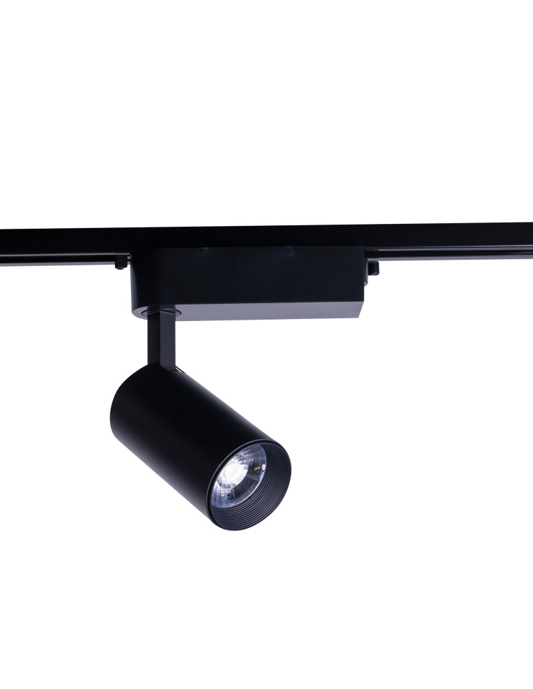 Lamps for 1 phase busbars - Nowodvorski PROFILE IRIS LED 30W Configurable System PROFILE luminaire Max power 1x30W LED Black 9009 - product kolory-swiatla.pl 1