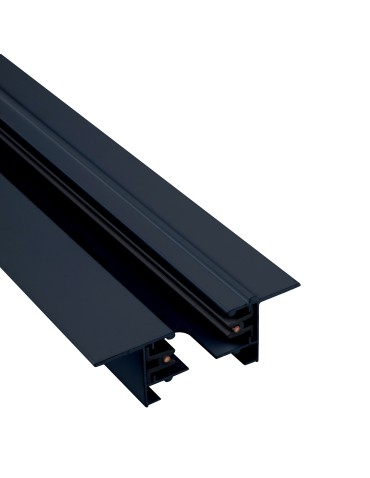 Nowodvorski PROFILE RECESSED TRACK 1 METER Customizable System PROFILE Rail System Black 9013