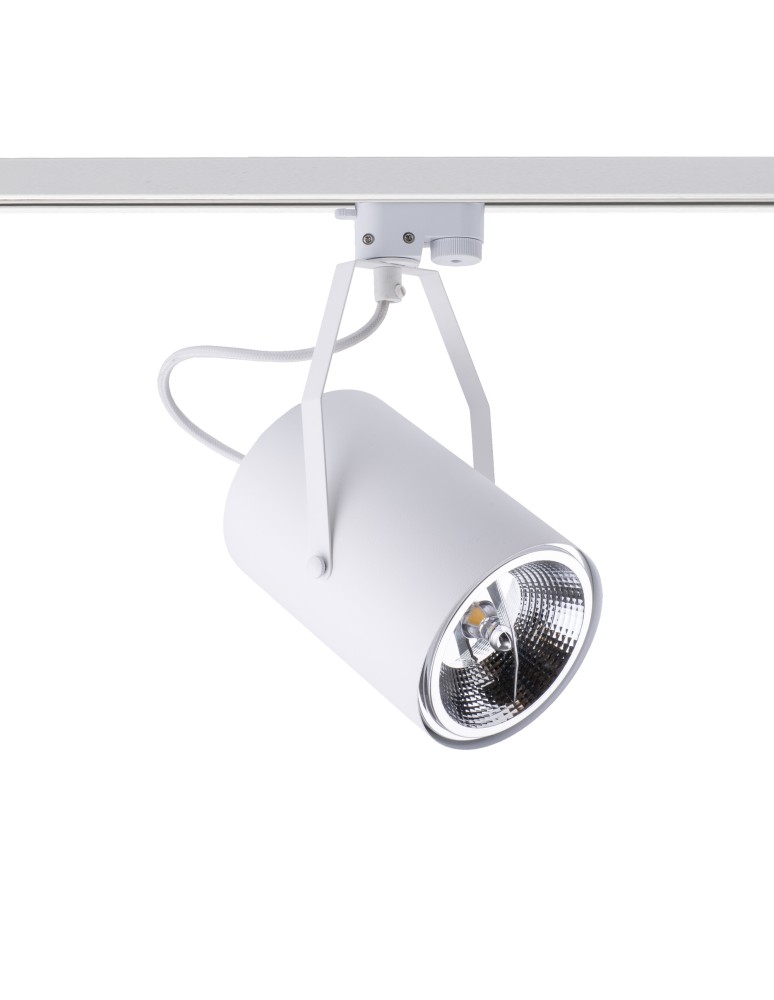 Lamps for 1 phase busbars - Nowodvorski PROFILE BIT PLUS Configurable System PROFILE luminaire Max wattage 1x75W GU10 ES111 White 9020 - product kolory-swiatla.pl 1