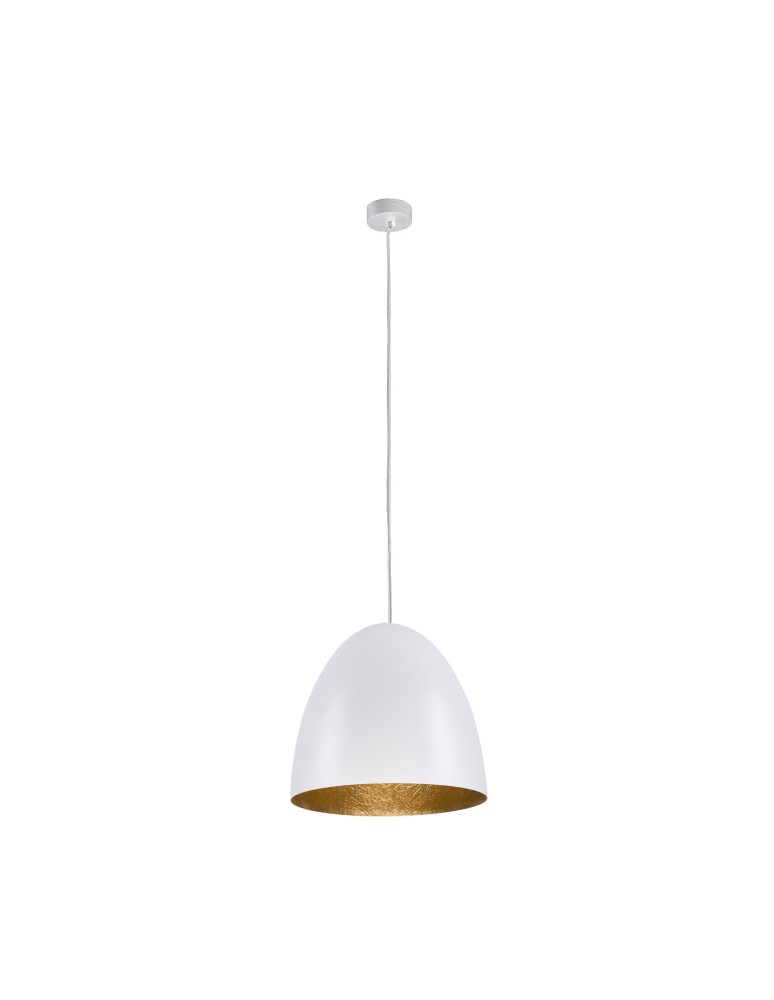 Pendant lamps - Nowodvorski EGG M Suspended Ceiling Max power 1x40W E27 White 9021 - product kolory-swiatla.pl 1