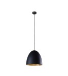 Pendant lamps - Nowodvorski EGG M Suspended Ceiling Max power 1x40W E27 Black 9022 - product 1