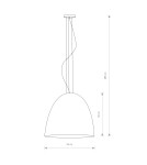 Pendant lamps - Nowodvorski EGG L Suspended Ceiling Max power 5x40W E27 Black 9024 - product 2