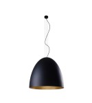 Pendant lamps - Nowodvorski EGG XL Suspended Ceiling Max power 7x40W E27 Black 9026 - product 1