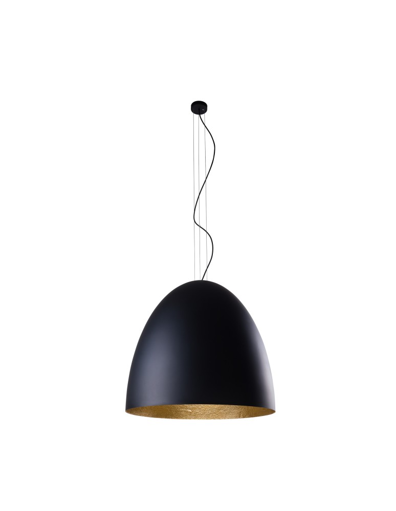 Pendant lamps - Nowodvorski EGG XL Suspended Ceiling Max power 7x40W E27 Black 9026 - product kolory-swiatla.pl 1