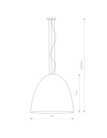 Nowodvorski EGG XL Suspended Ceiling Max power 7x40W E27 Black 9026 - product 2