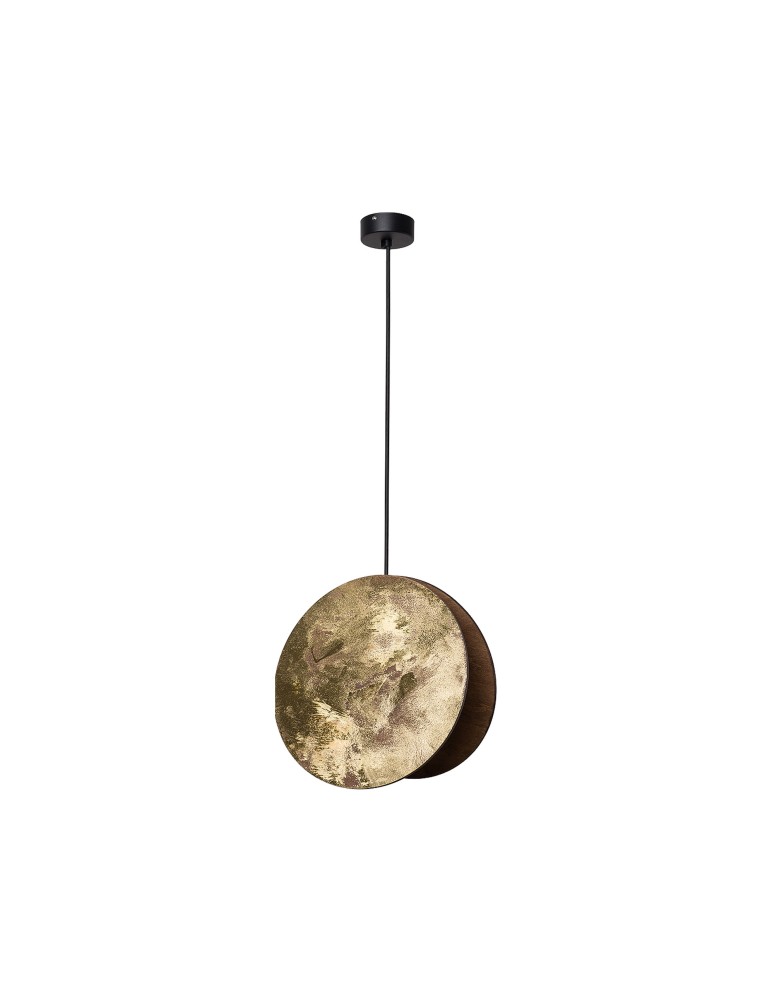 Pendant lamps - Nowodvorski WHEEL Suspended Ceiling Max power 1x40W E27 Gold 9028 - product kolory-swiatla.pl 1
