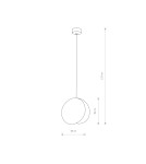 Pendant lamps - Nowodvorski WHEEL Suspended Ceiling Max power 1x40W E27 Gold 9028 - product 2