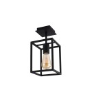 Loft ceiling lamps - industrial - Nowodvorski CRATE Ceiling Plafond/Suspended Max power 1x60W E27 Black 9045 - product 1