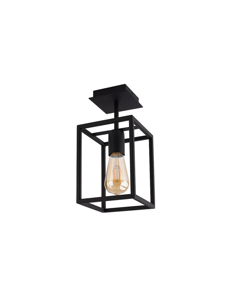 Loft ceiling lamps - industrial - Nowodvorski CRATE Ceiling Plafond/Suspended Max power 1x60W E27 Black 9045 - product kolory-swiatla.pl 1