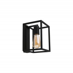 Nowodvorski CRATE Ścienna Kinkiet Max moc 1x60W E27  Czarny 9046