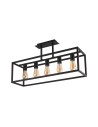 Nowodvorski CRATE Ceiling Plafond/Suspended Max power 5x60W E27 Black 9047