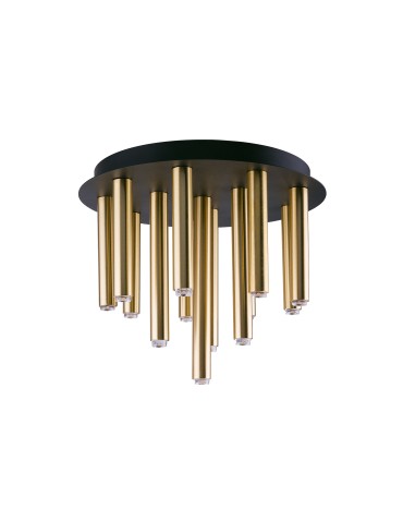 Nowodvorski STALACTITE Ceiling Plafond/Suspended Max wattage 13x10W only LED G9 Brass 9054