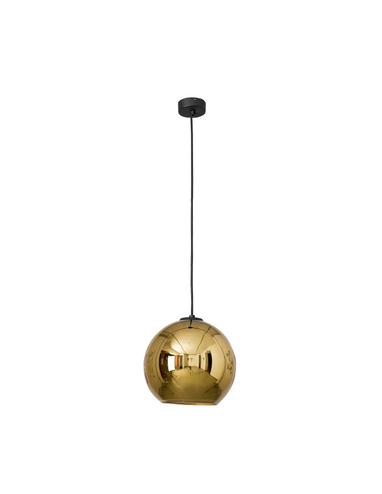 Pendant lamps - Nowodvorski POLARIS Suspended Ceiling Max power 1x60W E27 Gold 9057 - product kolory-swiatla.pl 1