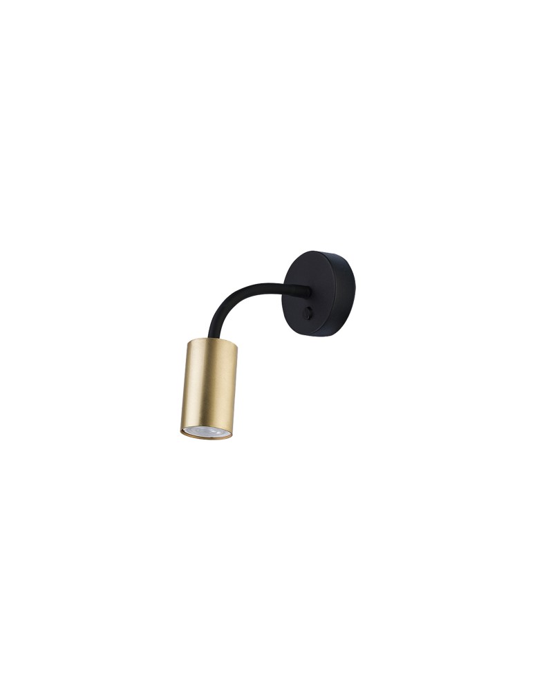 Adjustable wall lamps - Nowodvorski EYE FLEX S Spotlight/Spot Max power 1x10W only LED GU10 Brass 9067 - product kolory-swiatla.pl 1