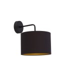 Wall lamps with lampshade - Nowodvorski ALICE Wall Wall lamp Max power 1x60W E27 Black 9084 - product 1