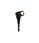 Garden lamps driven into the ground (with wedge) - Nowodvorski SPIKE LED M Outdoor Ground Lights Max wattage 5W LED IP54 Black 9100 - product 1