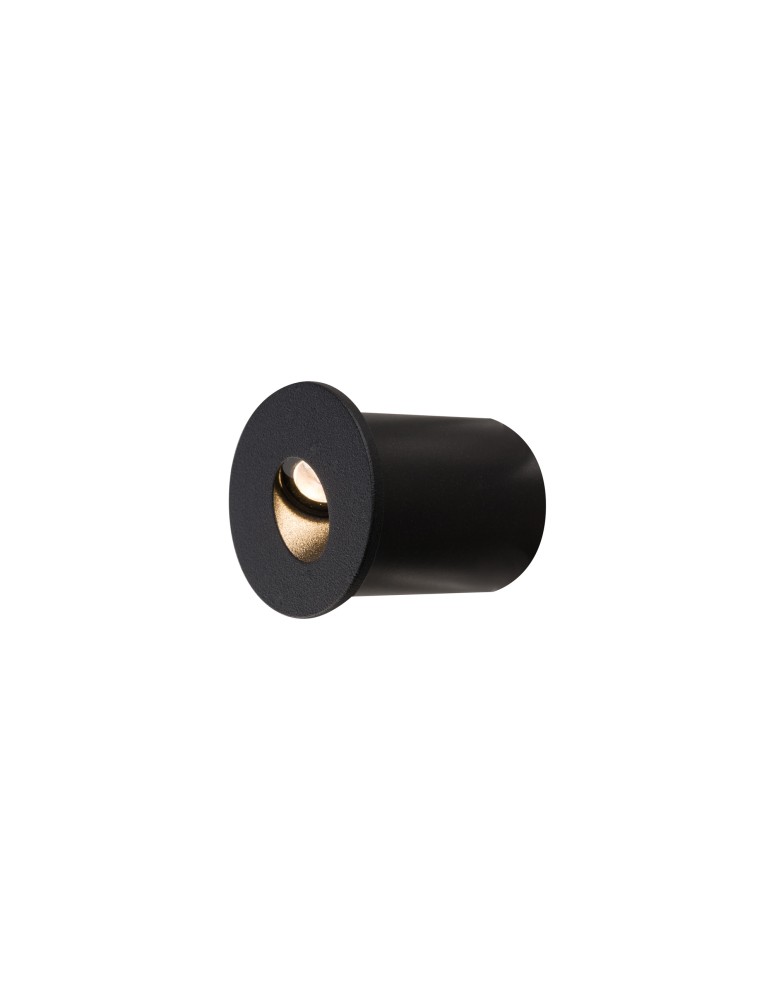 Lamps into the wall - Nowodvorski OIA LED Flush Mounted Spot Max wattage 1W LED Black 9102 - product kolory-swiatla.pl 1