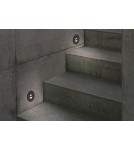 Lamps into the wall - Nowodvorski OIA LED Flush Mounted Spot Max wattage 1W LED Black 9102 - product 2