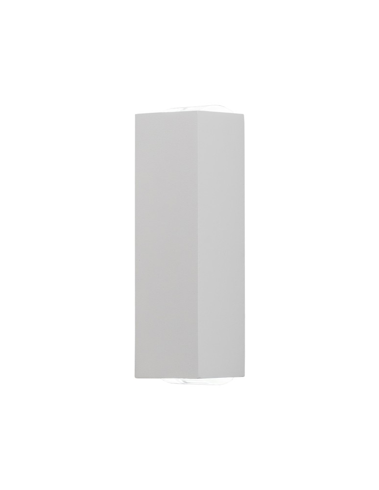 Outdoor wall lamps - Nowodvorski LENS LED Outdoor Surface Wall Max wattage 2x2W LED IP54 White 9113 - product kolory-swiatla.pl 1